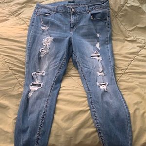 Rue 21 plus size mid rise jeggings skinny jeans